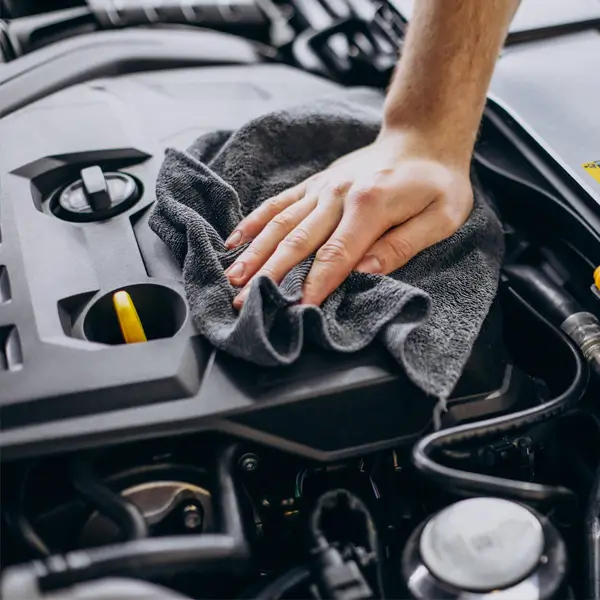 Engine bay cleaning